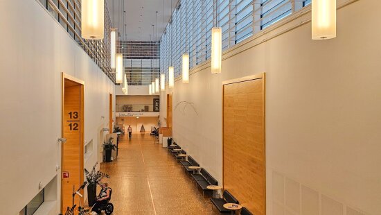 Pohled do společných prostor nových ozařoven